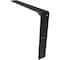 Ekena Millwork Countertop Support Steel Heavy Duty Bracket w/ Gusset, Powder Coated Black 2 1/2"W x 20"D x 14"H BKTM02X20X14CGPBL - alternate 9